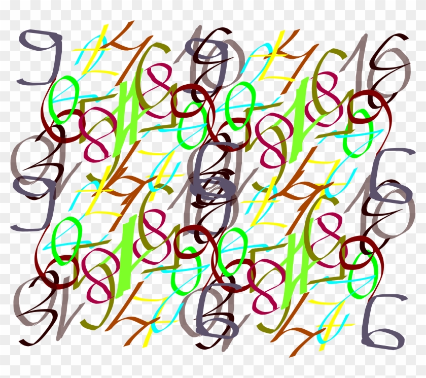 Letters And Numbers Mixture Clipart Icon Png - Clip Art Transparent Png #1862871