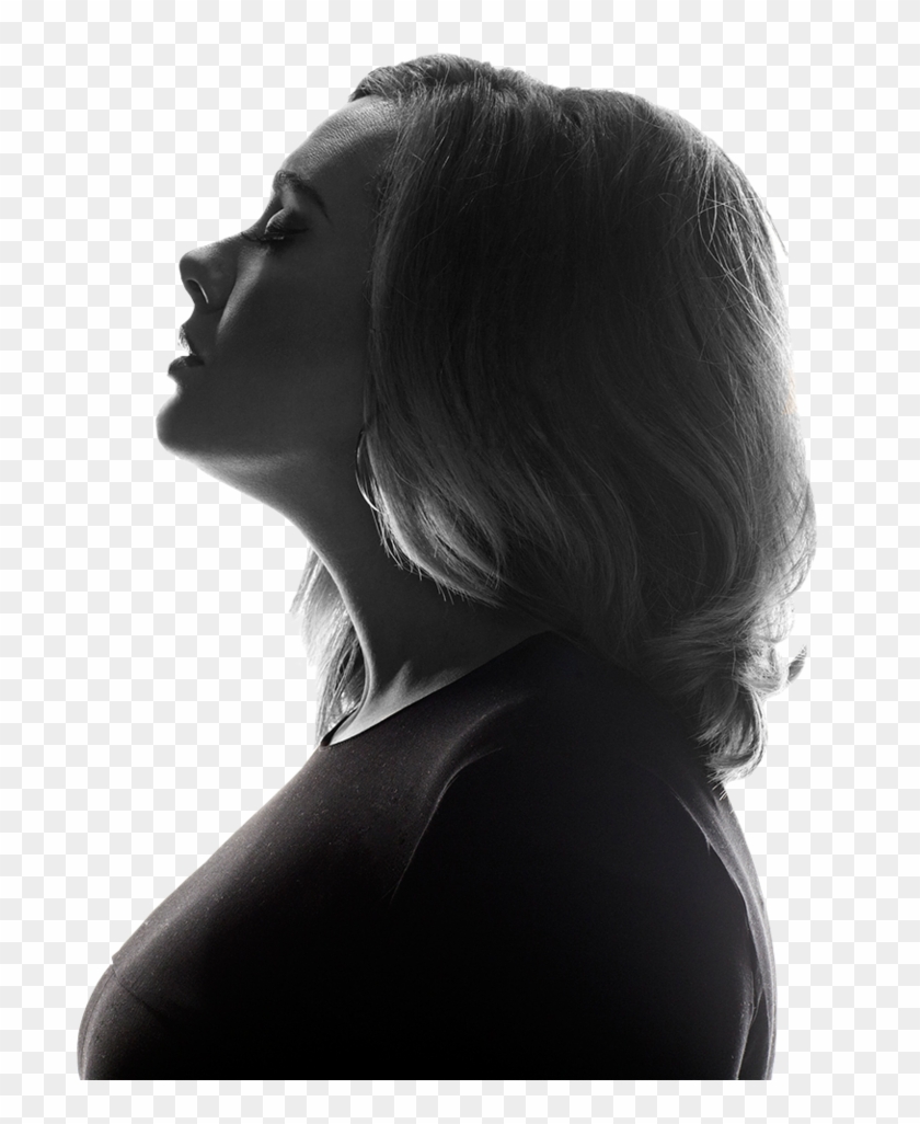 Adele Png Image - Adele Png Black White Clipart #1862914