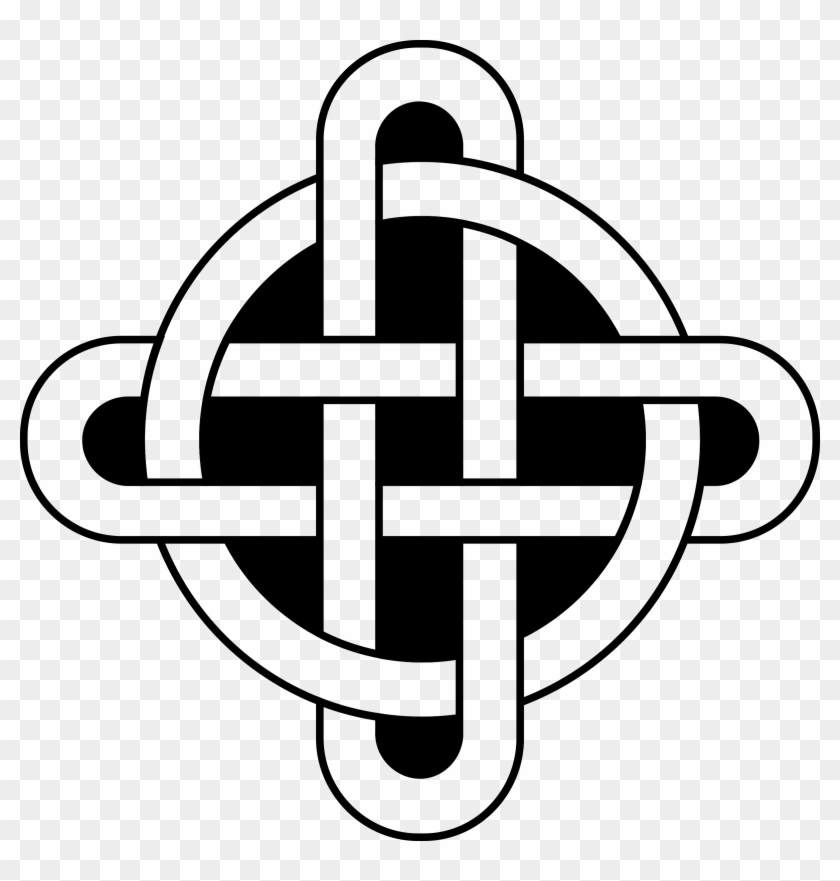Cropped Celtic Cross 2 - Celts Clipart