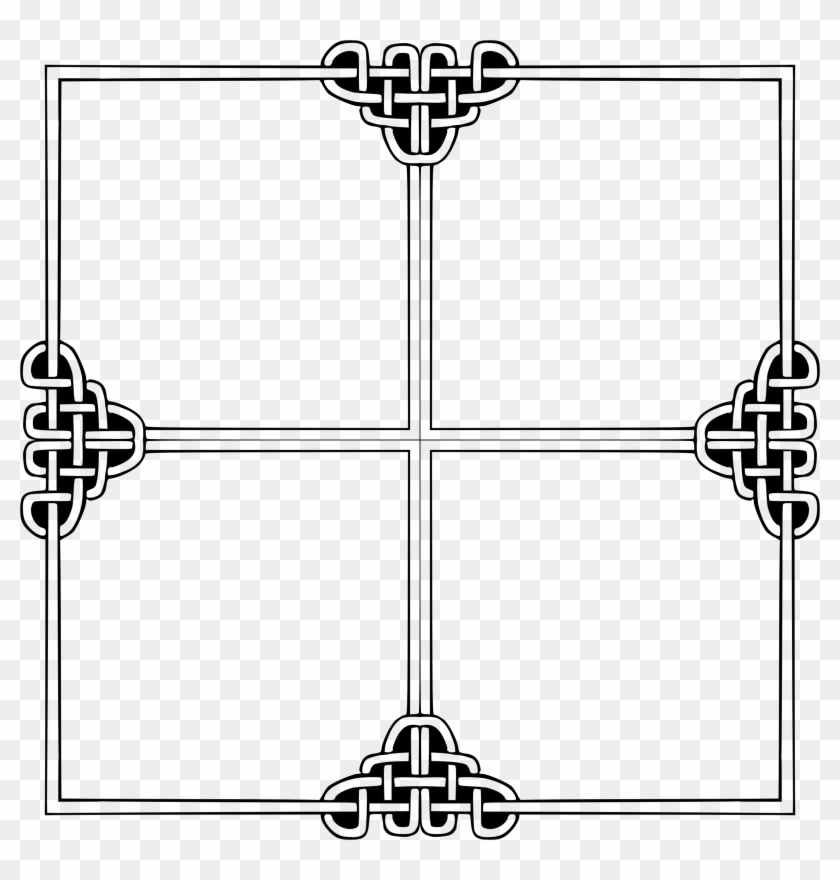 This Free Icons Png Design Of Celtic Frame Continued - Celtic Square Png Clipart