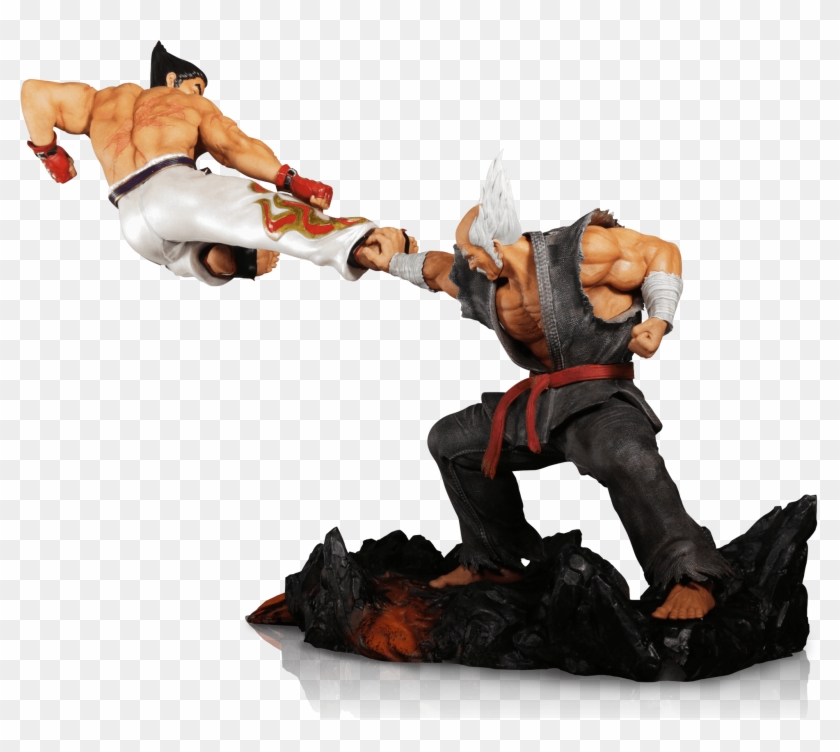 Kazuya Kicking Heihachi Immortalized In Tekken 7 Collector's Clipart