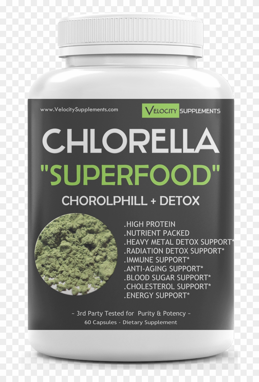 Chlorella Supplement Broken Wall Chlorella Detox Clipart #1863549