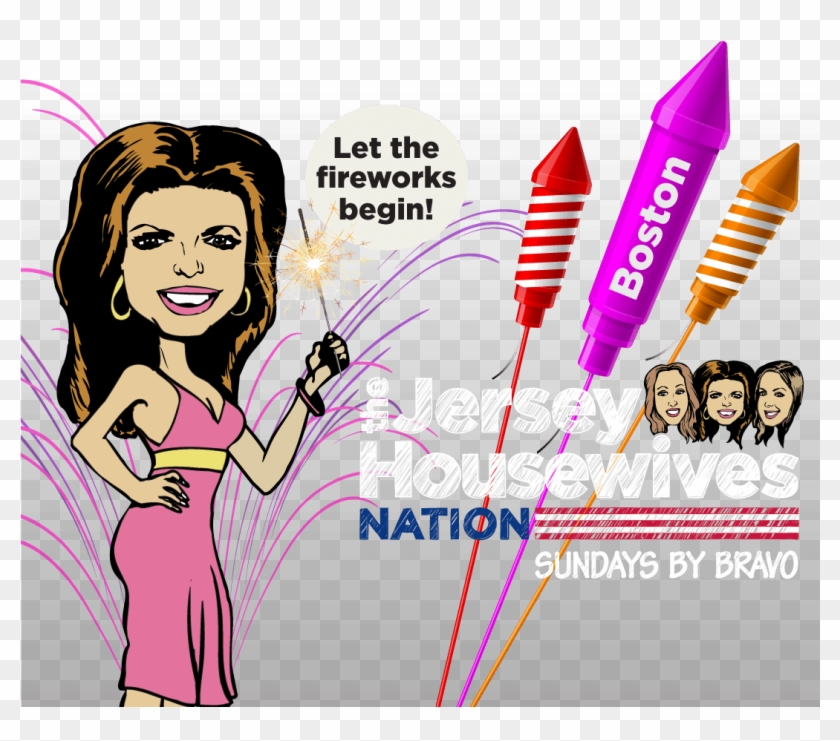 'real Housewives Of New Jersey' Fourth Of July Snapchat Clipart #1863605