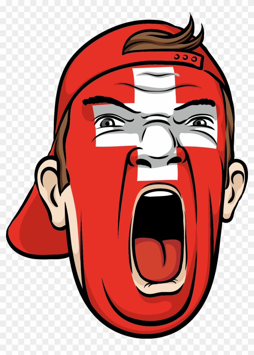 Yelling Swiss Face Clipart #1863692
