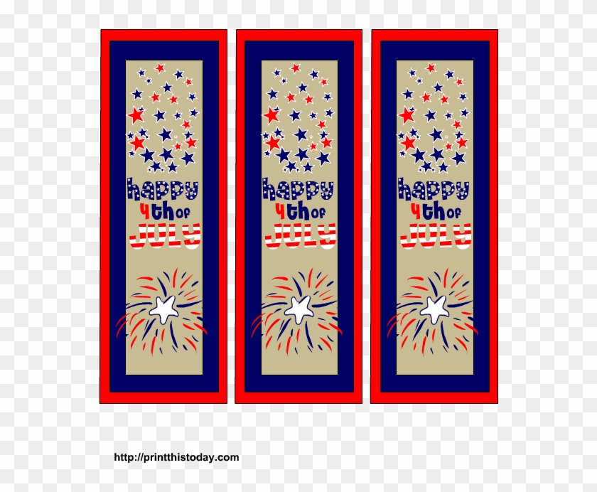 Happy 4th Of July And Fireworks Clipart