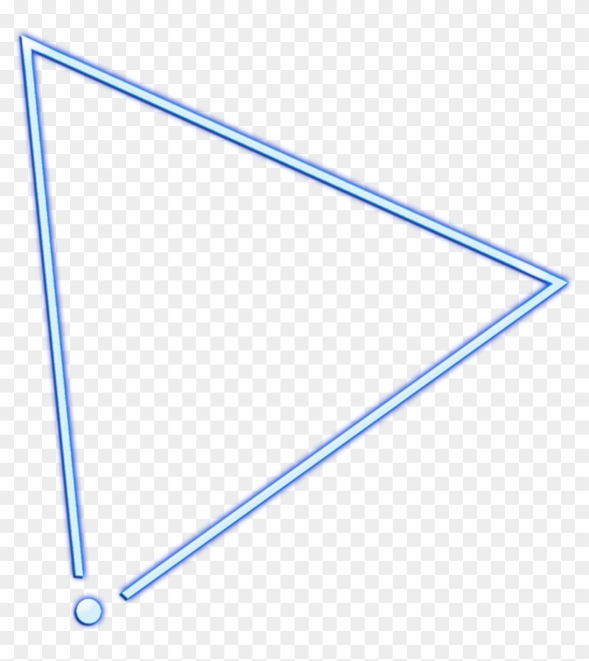 T⃤ R⃤ I⃤ A⃤ N⃤ G⃤ L⃤ E⃤ - Neon Glowing Effect Triangle Clipart