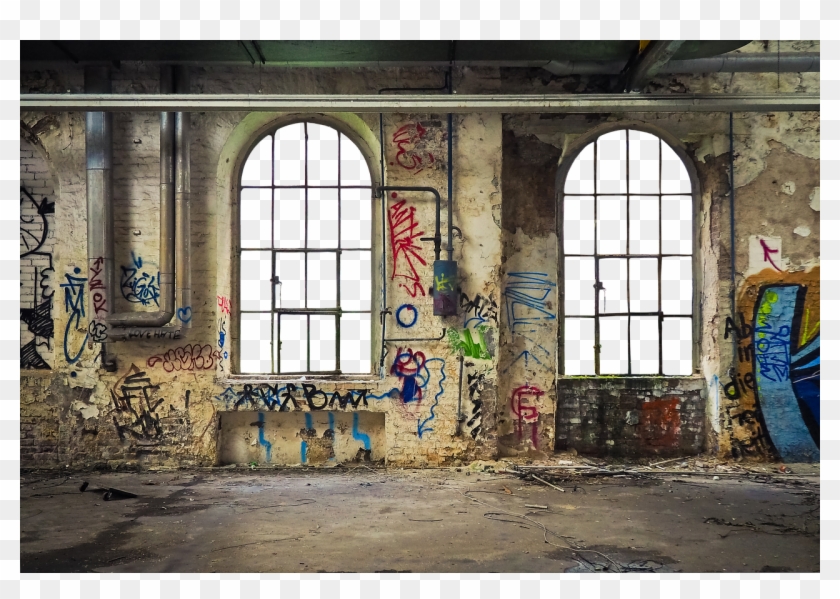 Architecture Old Window - Clear Background Photo Graffiti Clipart #1863987
