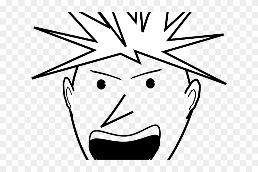 Yelling Head Cliparts - Png Download #1864370