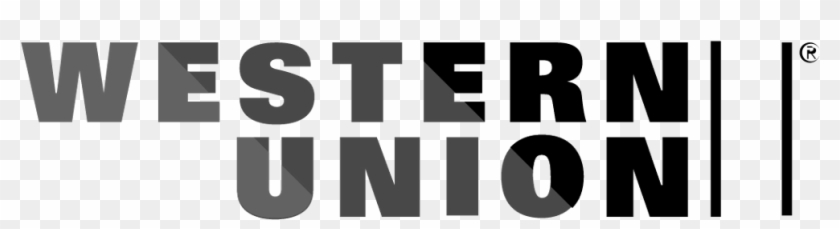 #westernunion #wu #payment #pagamento #logo #logotype - Western Union Black And White Logo Clipart #1864755