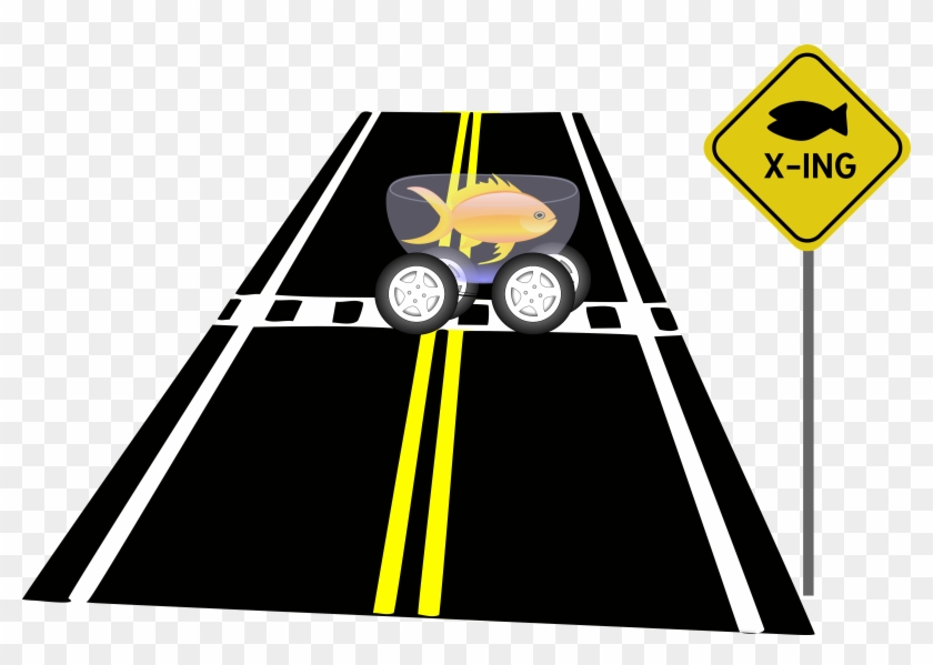 Fish Crossing Png Transparent Library Clipart