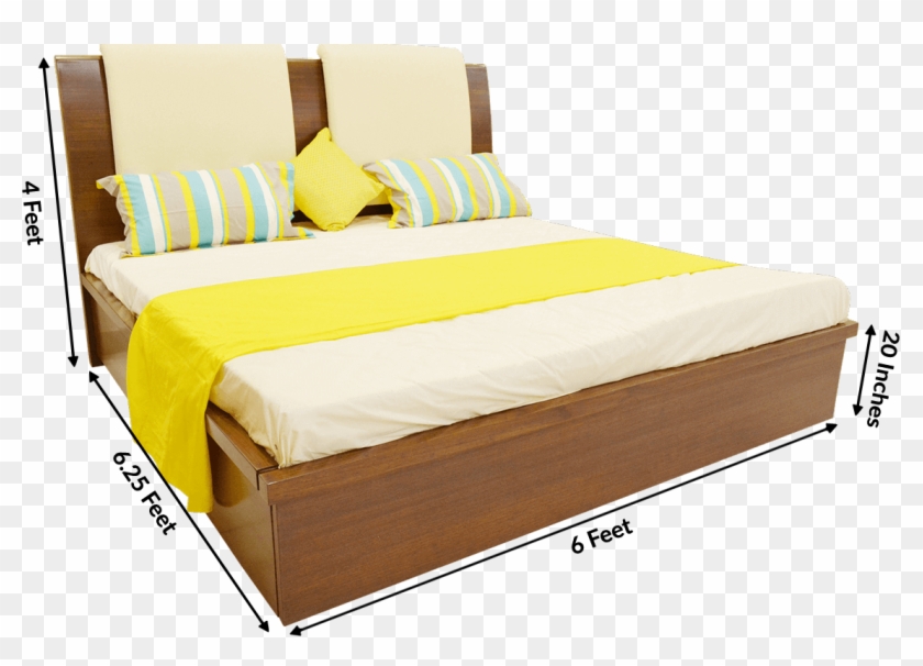 Bed Png - 4feet By 6 Feet Bed Clipart #1865705