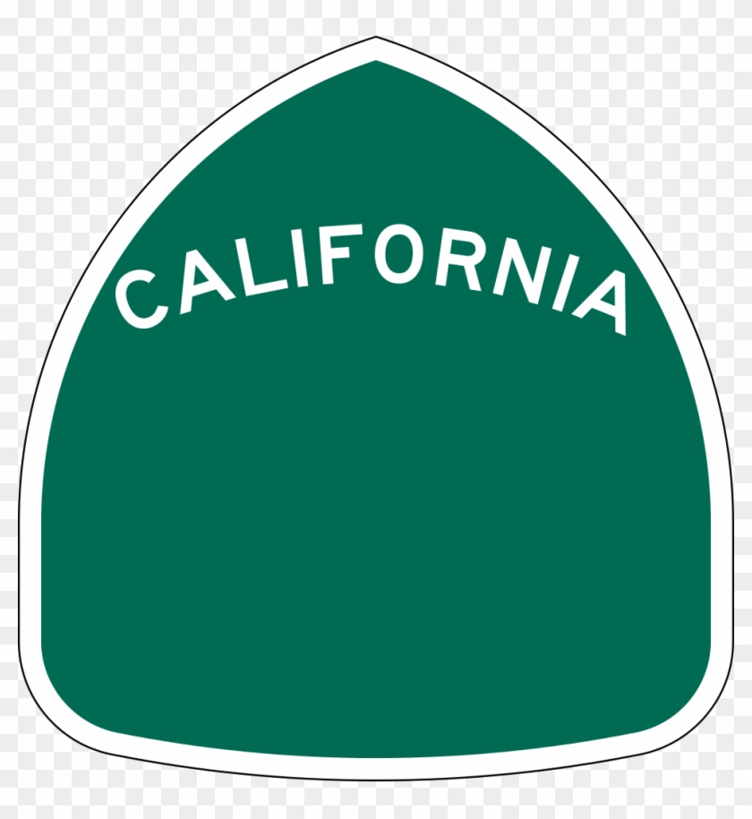 File - California Blank - Svg - Blank California Road Sign Clipart #1865732