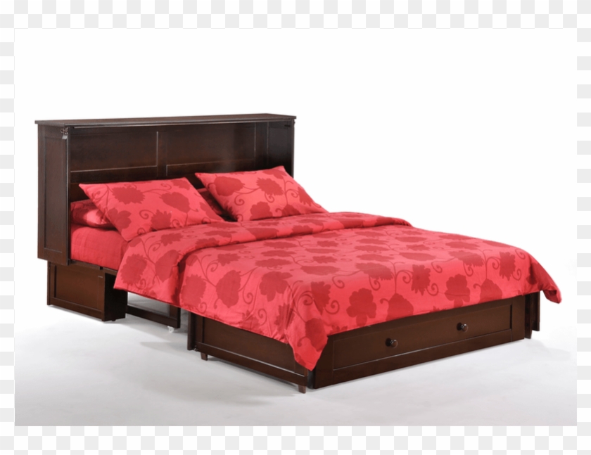 Transparent Bed Transparent Background - Night & Day Clover Murphy Cabinet Bed With Mattress Clipart #1865899