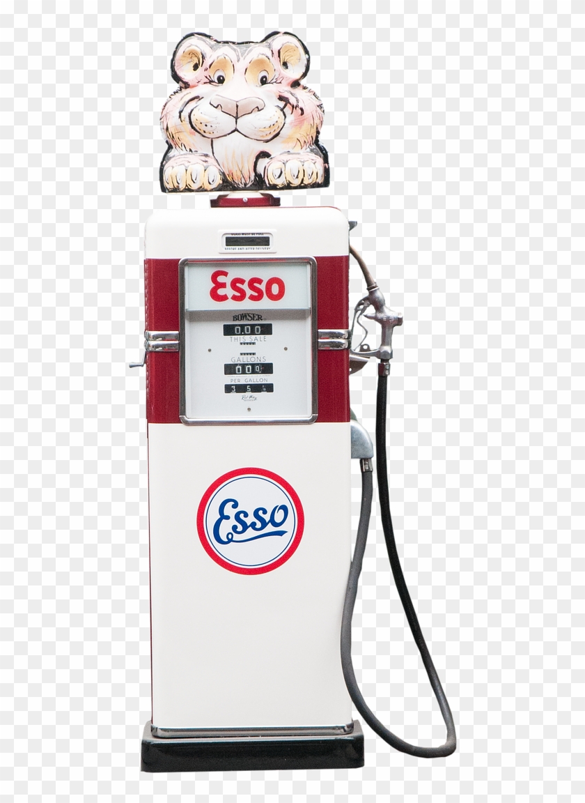 Esso Gas Pump The History Of Self-serve Gas Stations Clipart