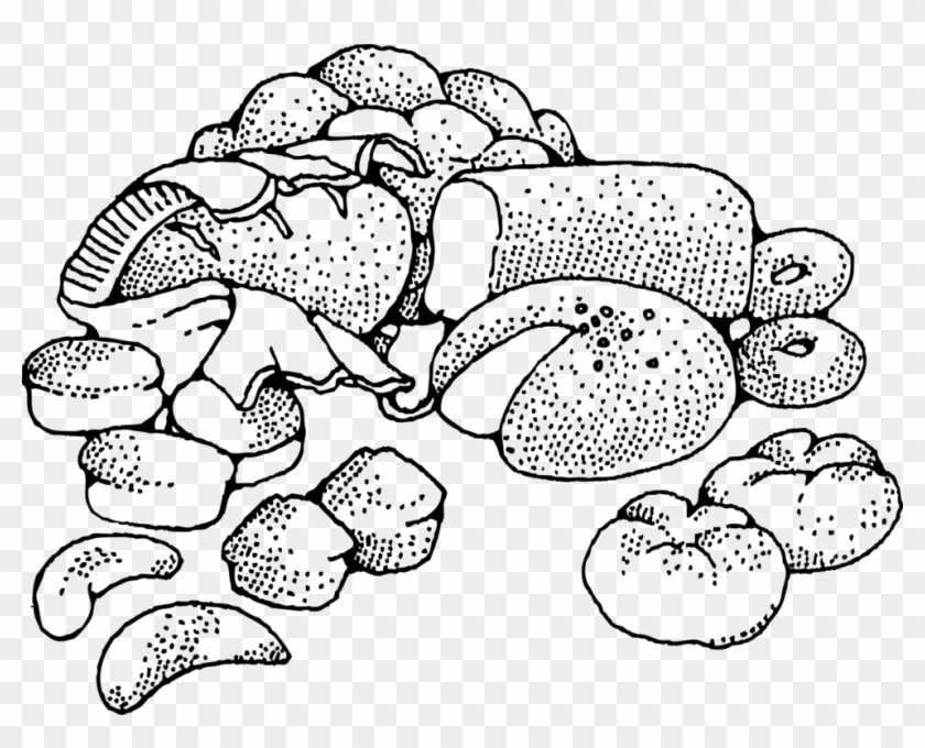 Baking Loaf Bread Biscuits Drawing Clipart #1866536