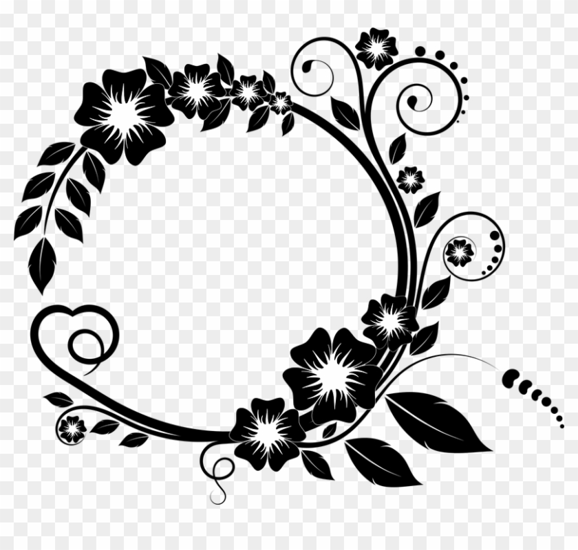 Black Flower Png Clipart