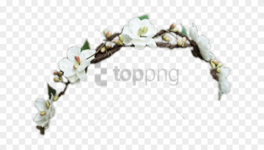 Free Png Download Black Flower Crown Transparent Png - Twig Clipart #1866890