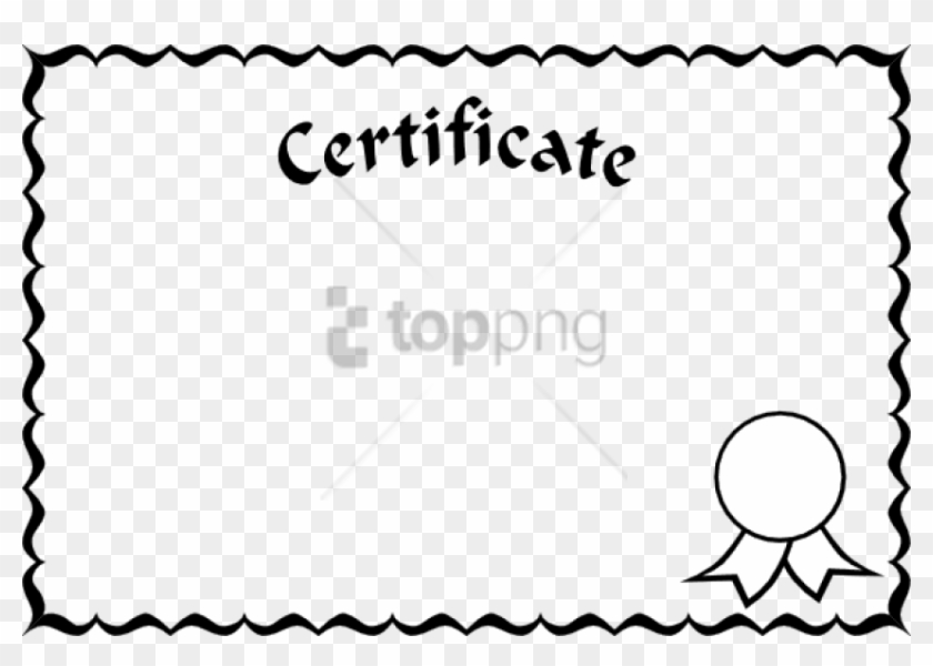 Free Png Single Line Border Designs Png Png Image With - Certificate Borders And Frames Clipart