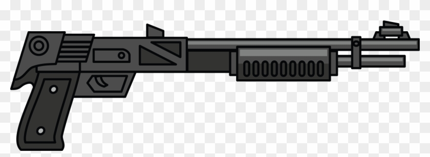 Clip Arts Related To - 2d Shotgun - Png Download