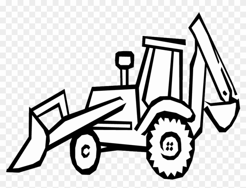 Baby Rattle Clip Art Black And White, Baby Penguin - Desenho De Trator Para Colorir - Png Download