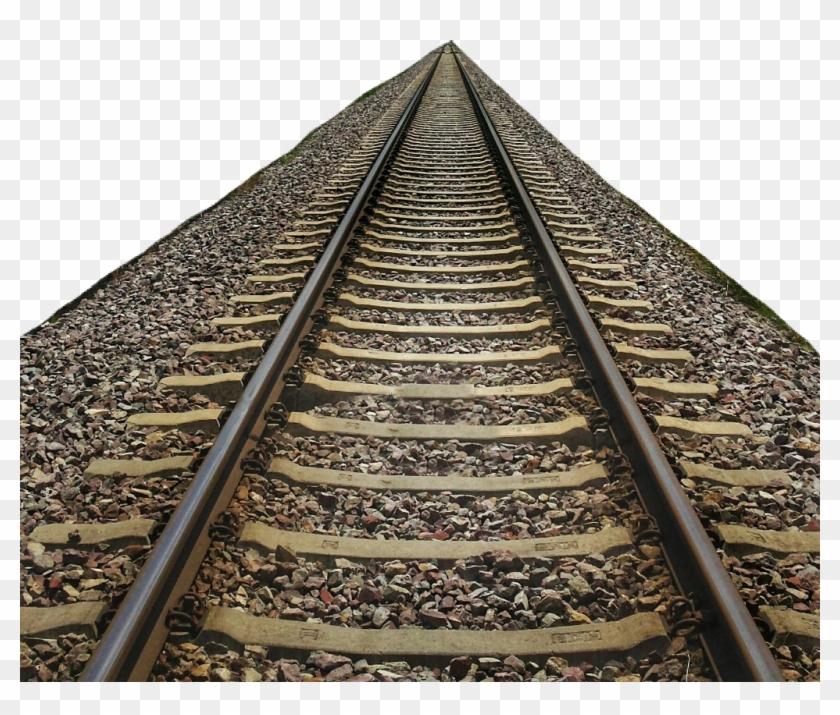 #vanishingpoint #railroadtracks #tracks #traintracks - Train Track Transparent Clipart #1867885