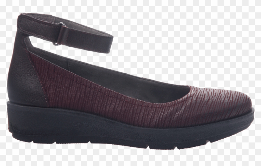 Womens Ballet Flat The Scamper In Burgundy - Ballet Flat Clipart