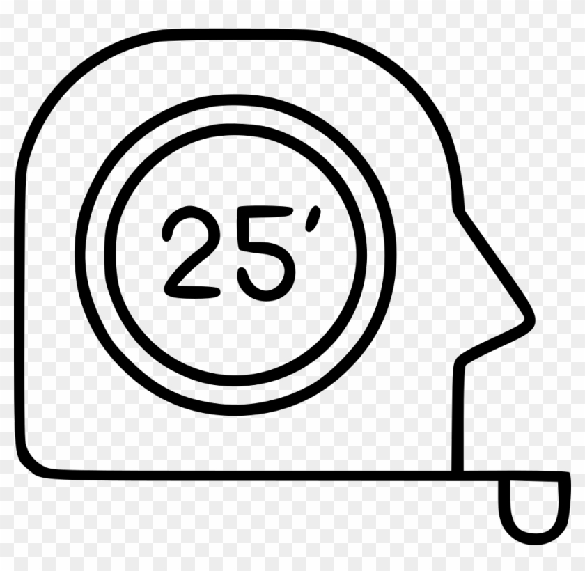 Tape Measure Roulette Instrument Length Roll Distance Clipart