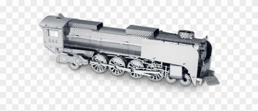 Metal Earth Steam Locomotive 3d Laser Cut Metal Car - Metal Earth 3d Steam Locomotive Clipart #1868359