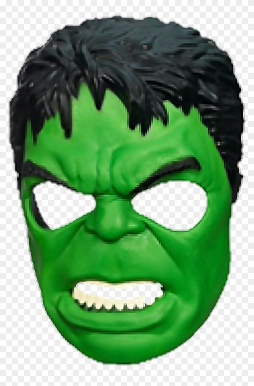 #verde#incredible #hulk - Hulk Smash Mask Clipart #1869284