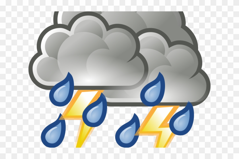 Hurricane Clipart Thunderstorm - Transparent Background Rain Cloud Clipart - Png Download #1869556