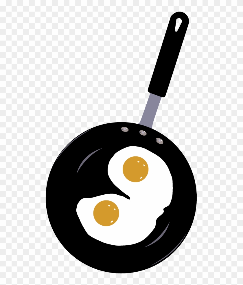 Clip Art Stock Buy Image With Fried Eggs And Download - Рисунок Сковородки - Png Download #1869787