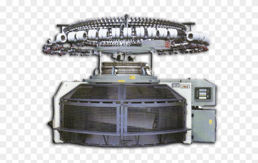 Single Jersey Open Width Circular Knitting Machine - Electric Fan Clipart