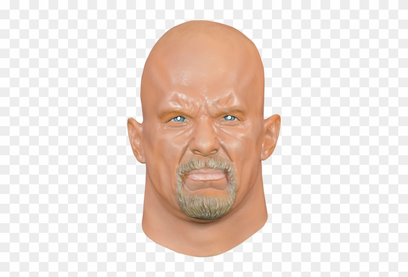 Wwe Stone Cold Steve Austin Halloween Mask By Trick - Bronze Sculpture Clipart