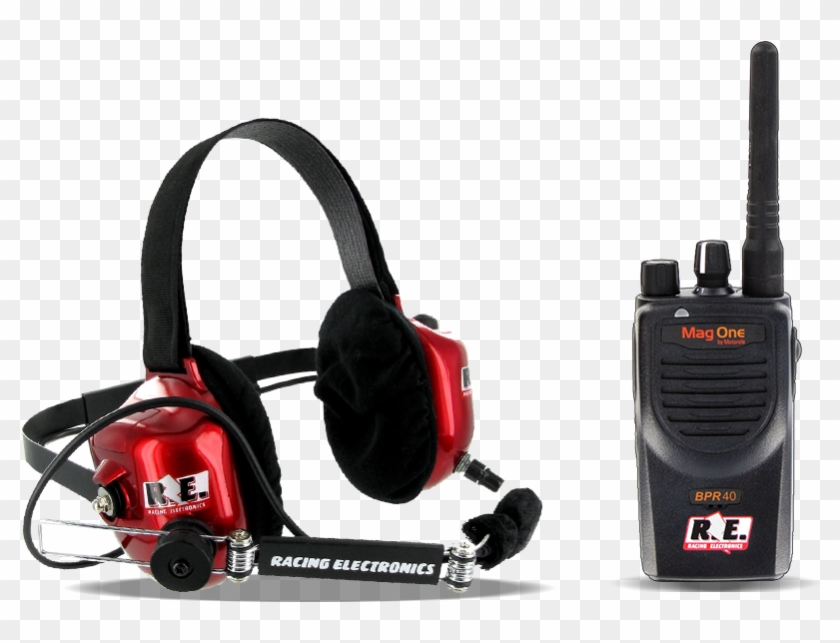 Flexible - Racing Electronics Black Headset Clipart #1869903