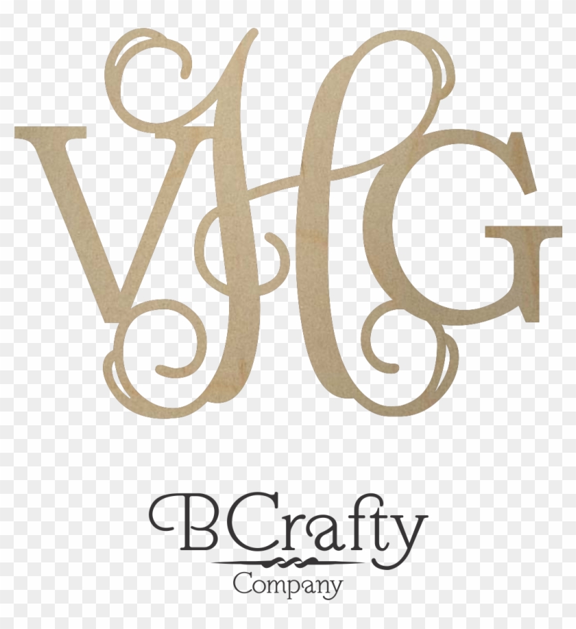 Diametric Wooden Monogram Clipart