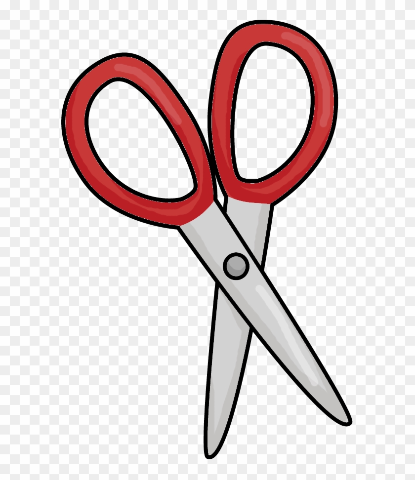 Scissor Clipart School - Kindergarten Scissors Clipart - Png Download #1870421