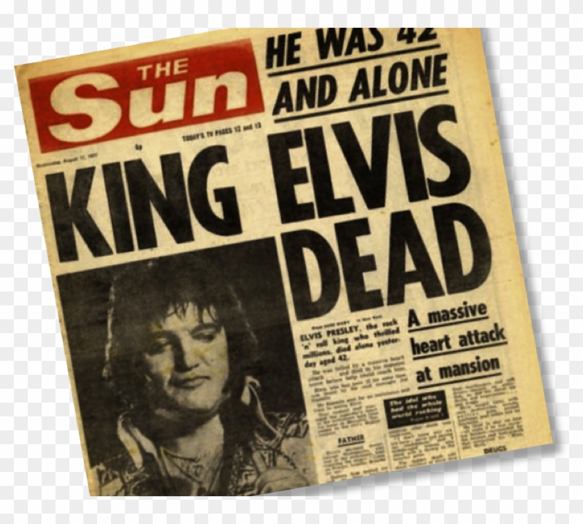 The Night That Elvis Presley Died Clipart #1870656