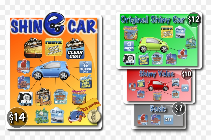 Shiny Car Soft Touch Menu 1200×650 Clipart