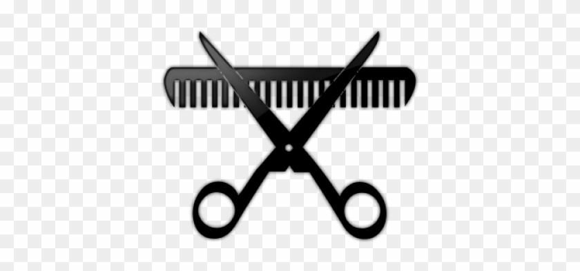 Scissor Clipart Scissors Cutting - Scissors And Comb Clip Art - Png Download