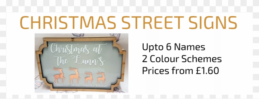 New Christmas Street Signs Clipart #1871301