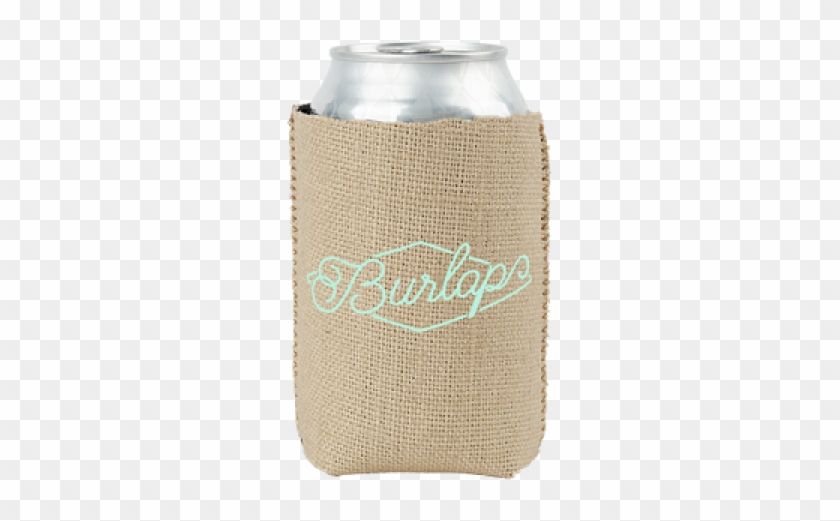 Burlap Insulated Can Holders - Water Bottle Clipart #1871705