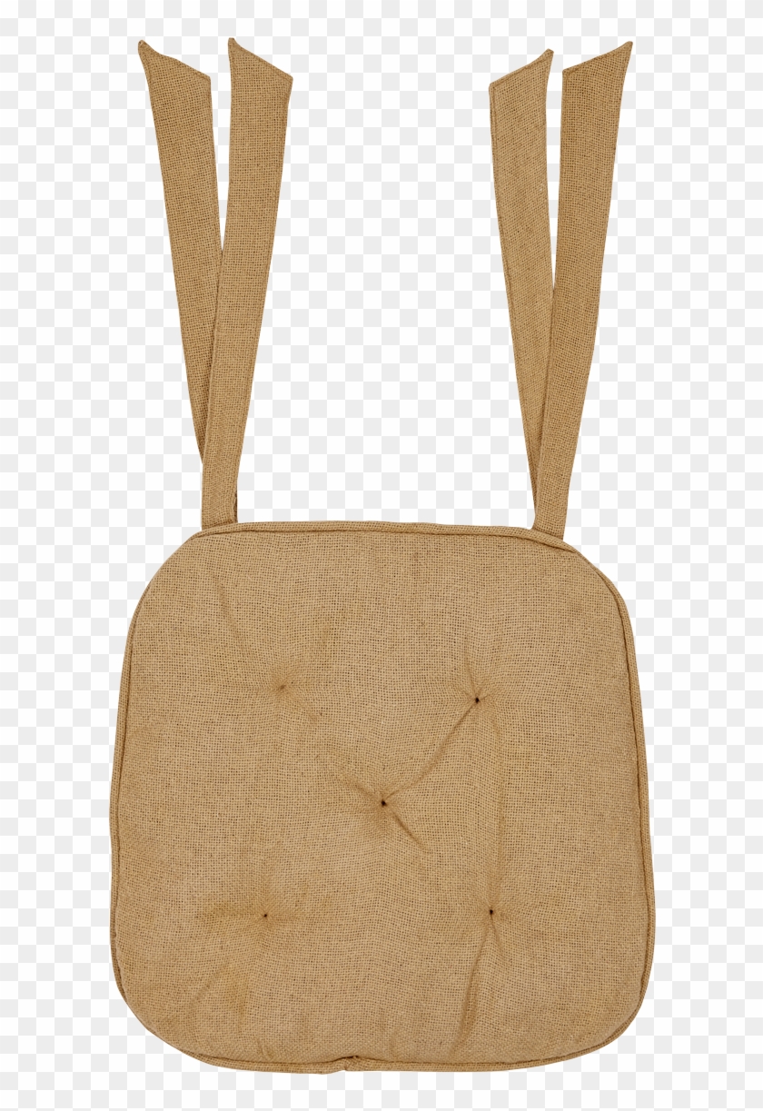 Burlap Natural Chair Pad - Tote Bag Clipart