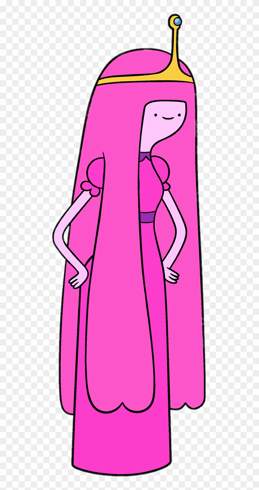 Adventure Time Princess Bubblegum Looking Down Clipart #1871933