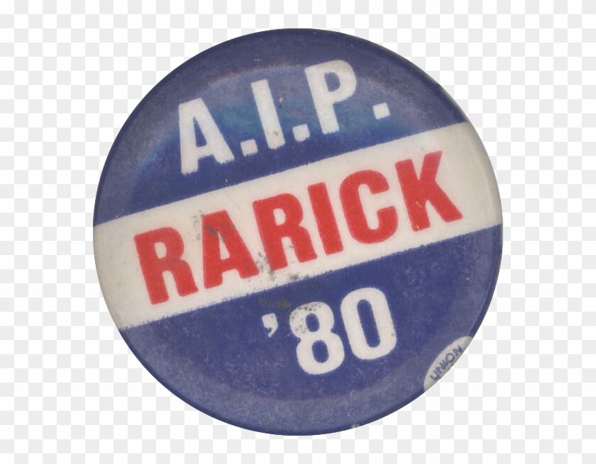 John Rarick Presidential Campaign, 1980 Button 2 Clipart