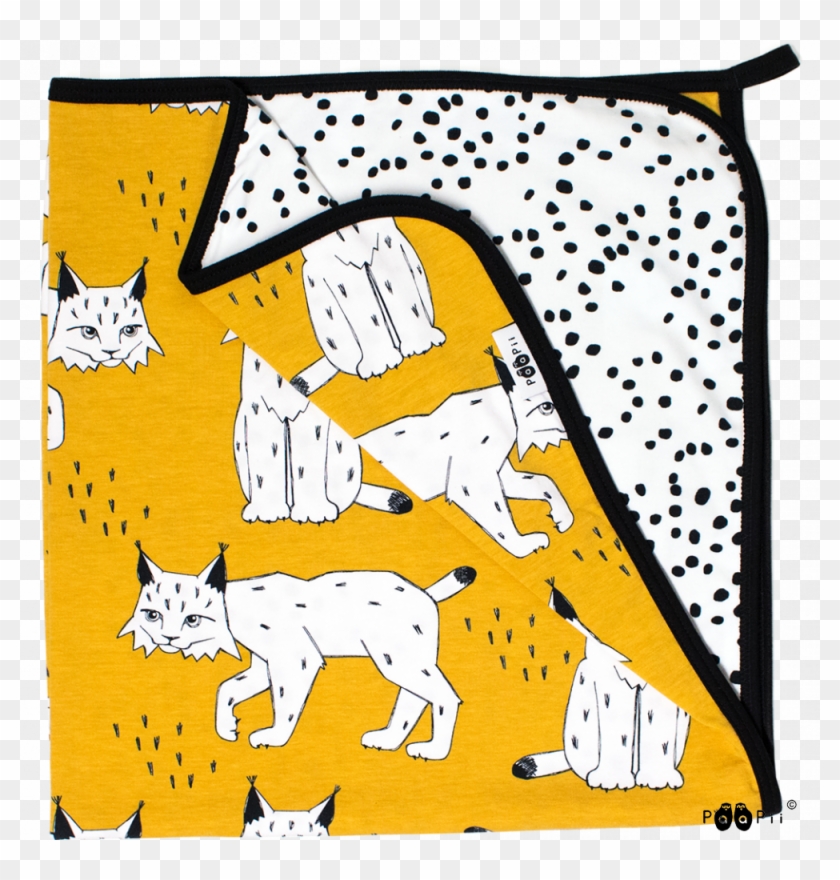 Organic Jersey Baby Blanket, Lynx , Png Download Clipart #1872303
