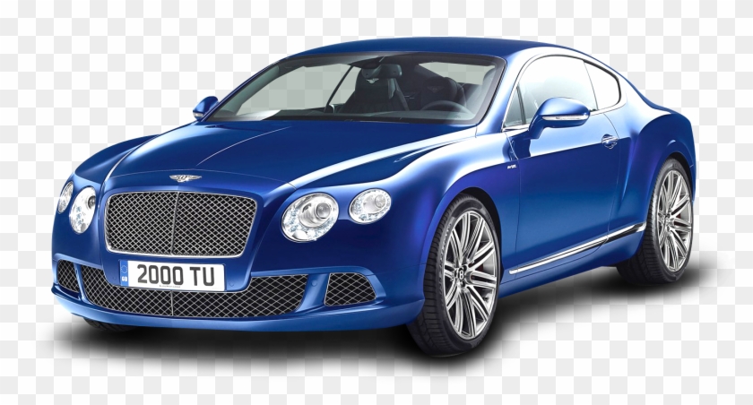 Blue Bentley Continental Gt Speed Car - 2018 Bentley Continental Gt Png Clipart #1873045