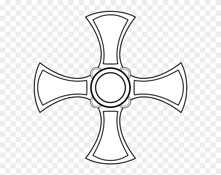 Pectoral Cross Of St Cuthbert - St Cuthbert's Pectoral Cross Clipart #1873225