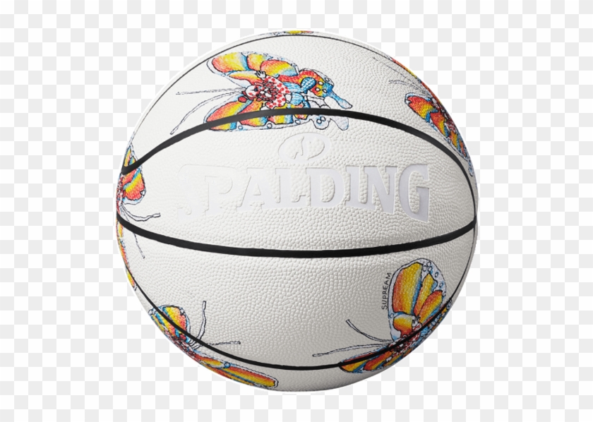 Gonz Ball Front Gonz Ball - Spalding Supreme Clipart #1873342