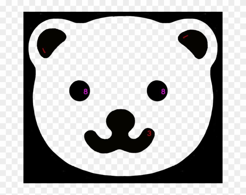 Cutezcute Bear Face Clipart
