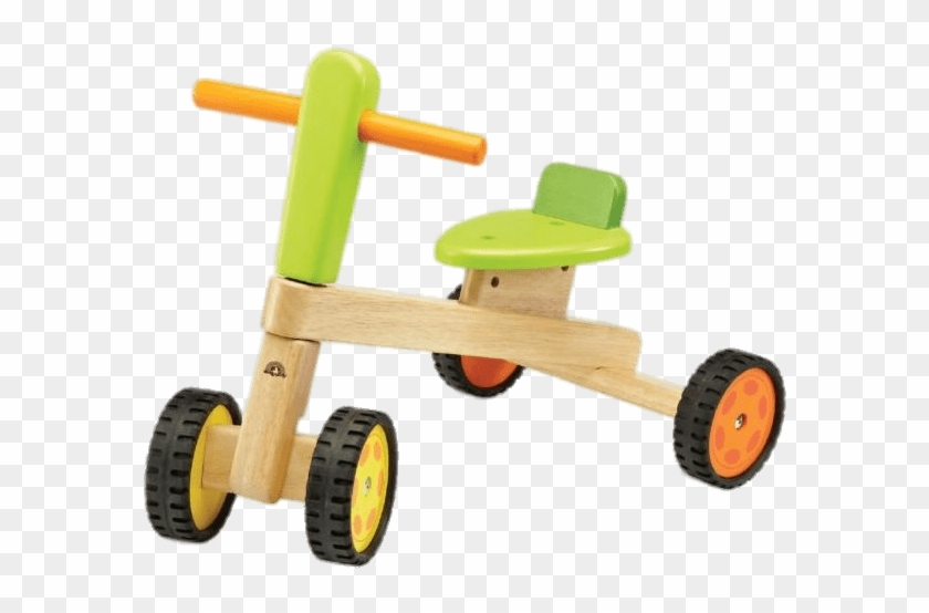 Coloured Wooden Tricycle Clipart
